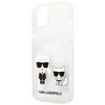 Чехол CG Mobile Karl Lagerfeld PC/TPU Karl & Choupette Hard для iPhone 13 - изображение