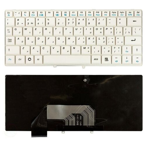 Клавиатура для ноутбука Lenovo IdeaPad S9 S9E S10 белая 685₽