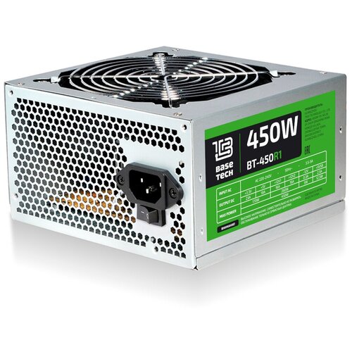 Блок питания 450 Вт ATX BaseTech BT-450R1 120 мм 163100₽