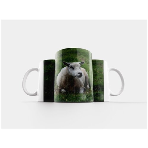 фото Кружка "белый, овец, шерсть" 320 мл lotsprints