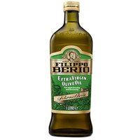 Масло оливковое Filippo Berio Extra Virgin, стеклянная бутылка, 1 л