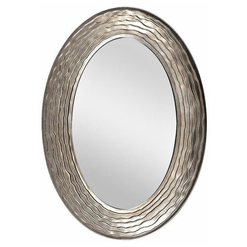 фото Зеркало волны рама (серебро) garda decor