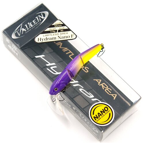 Воблер VALKEIN HYDRAM NANO F 2.8g цвет C123 LEMON JOKER