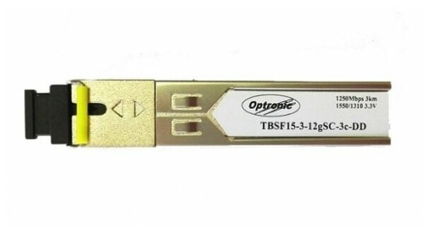 Optronic TBSF15-3-12gSC-3c-DD Модуль SFP WDM трансивер 1.25Гбит/с 1550/1310нм 3км DDM