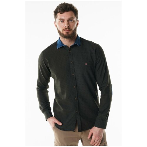 Рубашка 9011517-40 Зеленый XXL