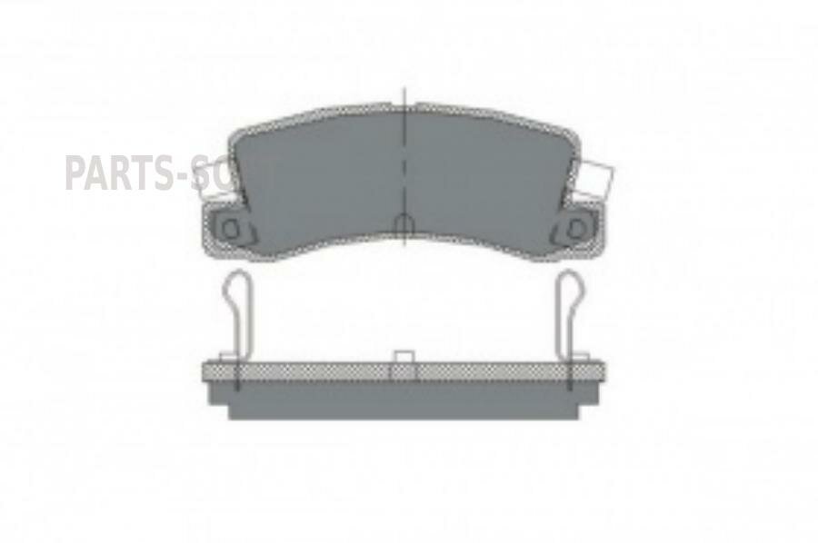 SCT GERMANY SP106 колод. торм. перед. TOYOTA AVENSIS/CAMRY/HAперед. IER/COROLLA/