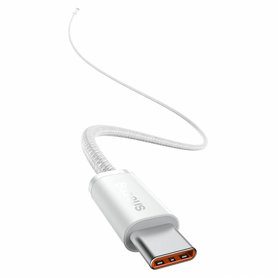 Кабель USB-C BASEUS Dynamic Series Type-C - Type-C, 5A, 100W, 2 м, белый