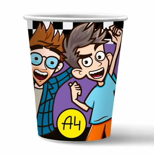 Стаканы бумажные Влад А4 250мл 6шт