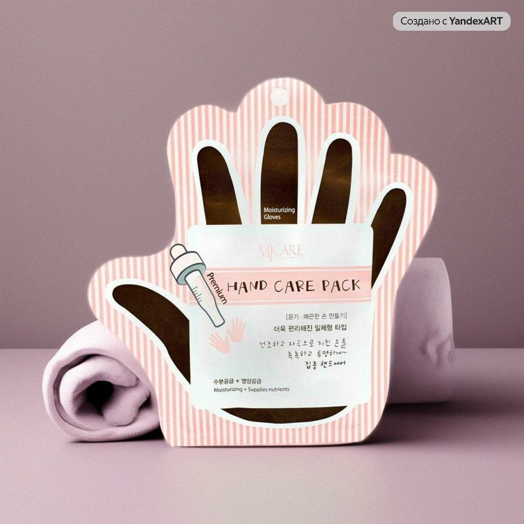 Смягчающая маска-перчатки для рук Mijin Premium Hand Care Pack