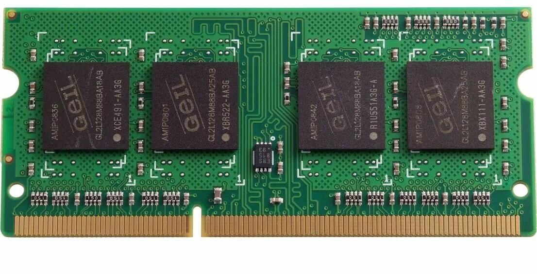 Оперативная память GeIL GS34GB1600C11SC DDR3 - 1x 4ГБ 1600МГц, для ноутбуков (SO-DIMM), Ret