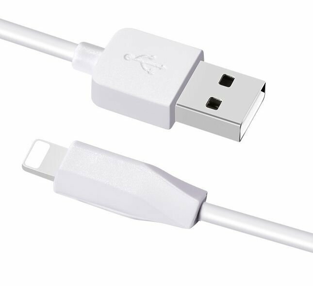 Кабель (HOCO X1 USB (m) - 8 Pin (m) 1m - белый)