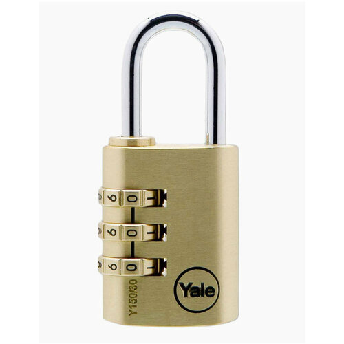 Замок YALE Y150301251 кодовый латунь 1100₽