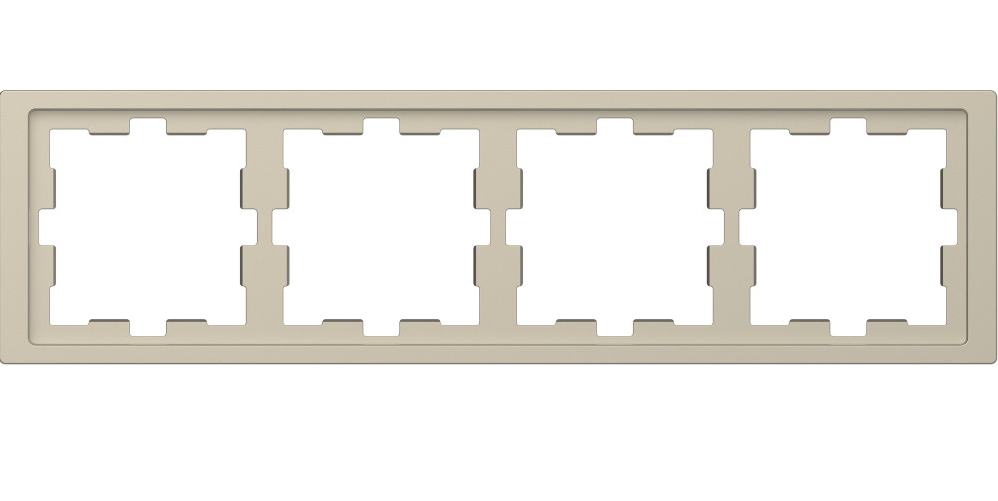 Рамка 4-постовая Schneider Electric MERTEN D-Life сахара MTN4040-6533