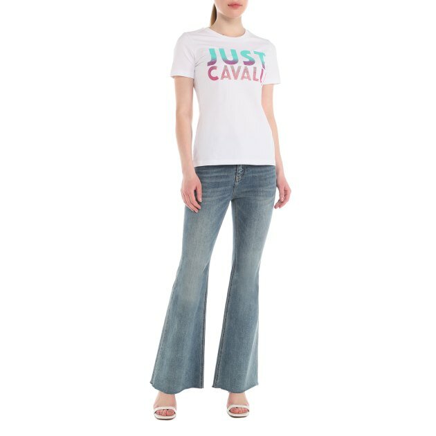 Футболка Just Cavalli, размер S, белый