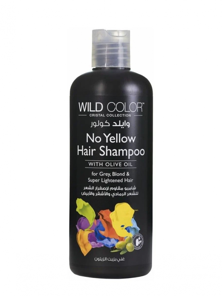 Wildcolor Анти-жёлтый шампунь для осветленных и седых волос No Yellow, 500 мл (Wildcolor, ) - фото №1