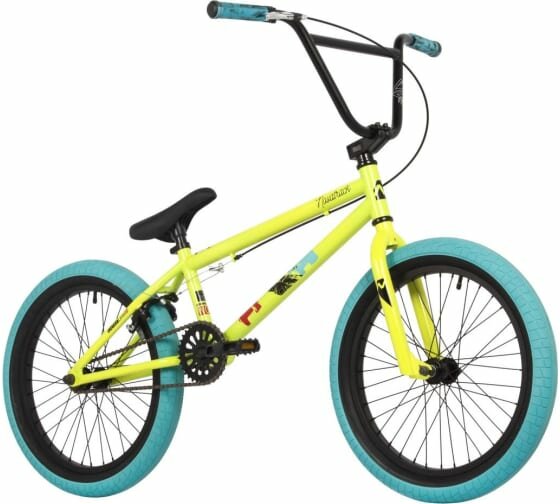 Велосипед NOVATRACK 20" BMX WOLF зеленый, сталь, рама 20', U-BRAKE