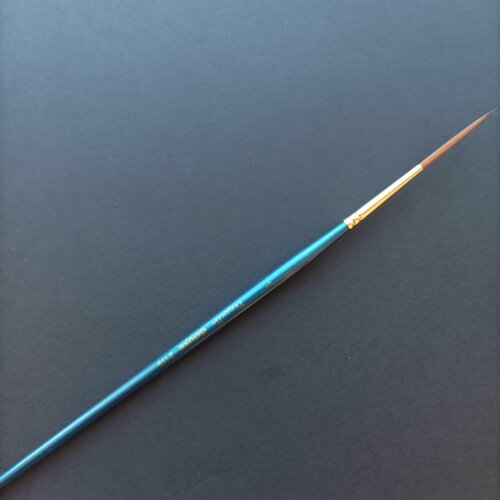 Кисть синтетика Pennelo deluxe лайнер N 1 короткая ручка 369₽