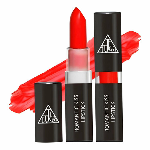 romantic red Jigott Кремовая помада для губ / Romantic Kiss Lipstick 09, Sexy Red, 3,5 г