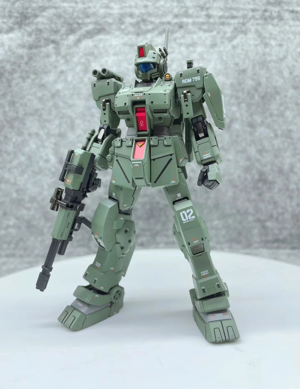 фото Набор моделей XFS HG 1/144 RGM-79S GM Spartan, коллекционная сборка, фигурка робота, пластиковая модель, хобби, детская игрушка Gfits