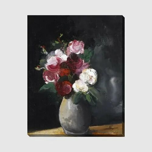Картина на холсте Букет роз (Bouquet of Roses) Вламинк Морис