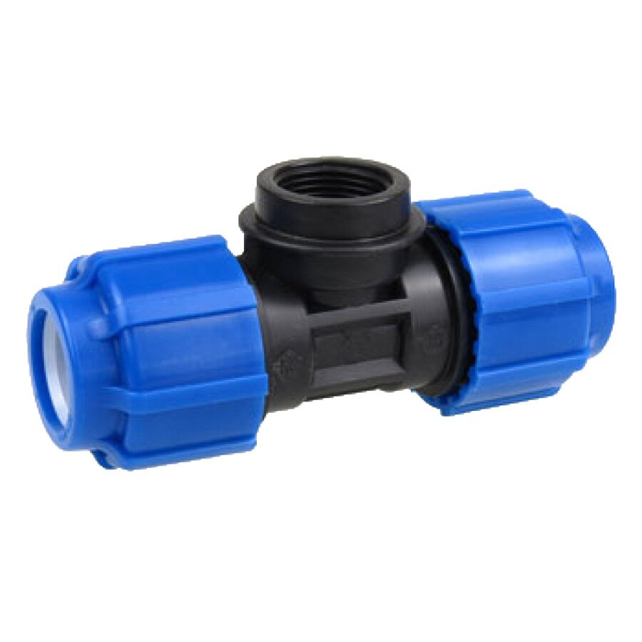 Тройник с внутренней резьбой "тпк-аква", 25 мм, 1/2" — фото 1