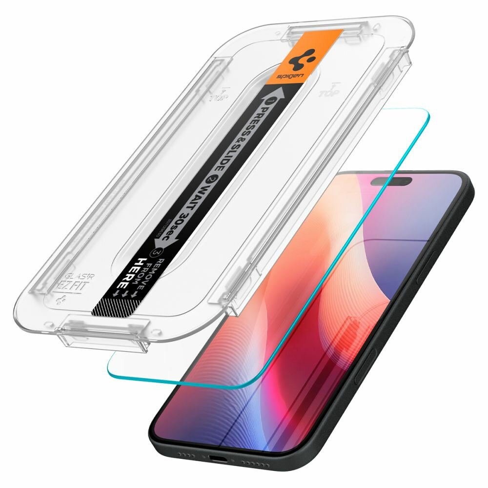 Защитное стекло SPIGEN GLAS.TR 2-PACK iPhone 15 /16 прозрачное ( 2шт в упаковке ) — фото 1