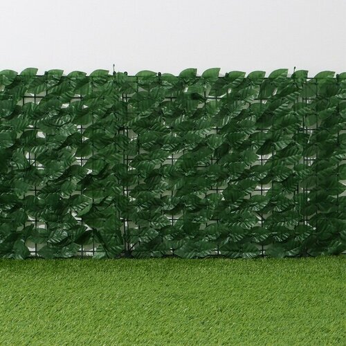 фото Изгородь декоративная, 50 × 300 см, «листья удлинённые», greengo