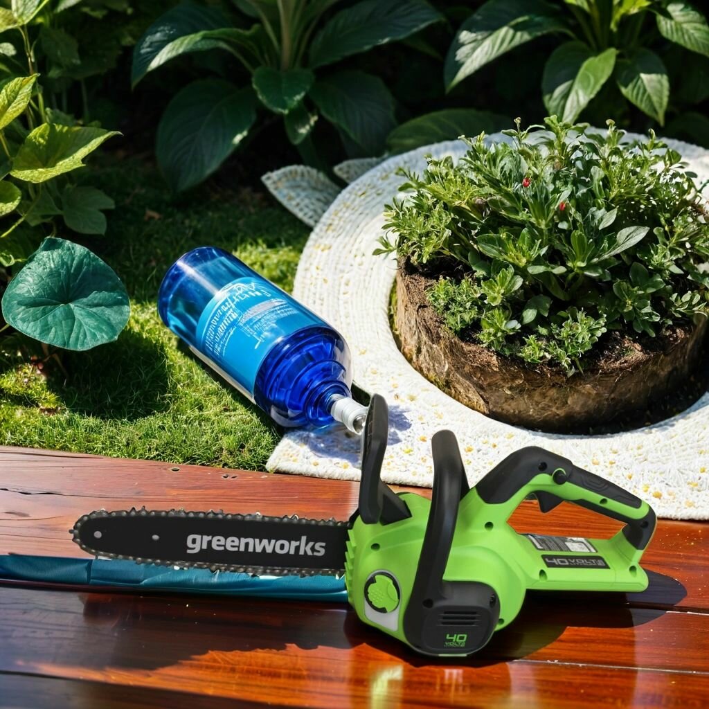 Пила цепная G24CS25 аккумуляторная 24V 25см без АКБ и ЗУ.