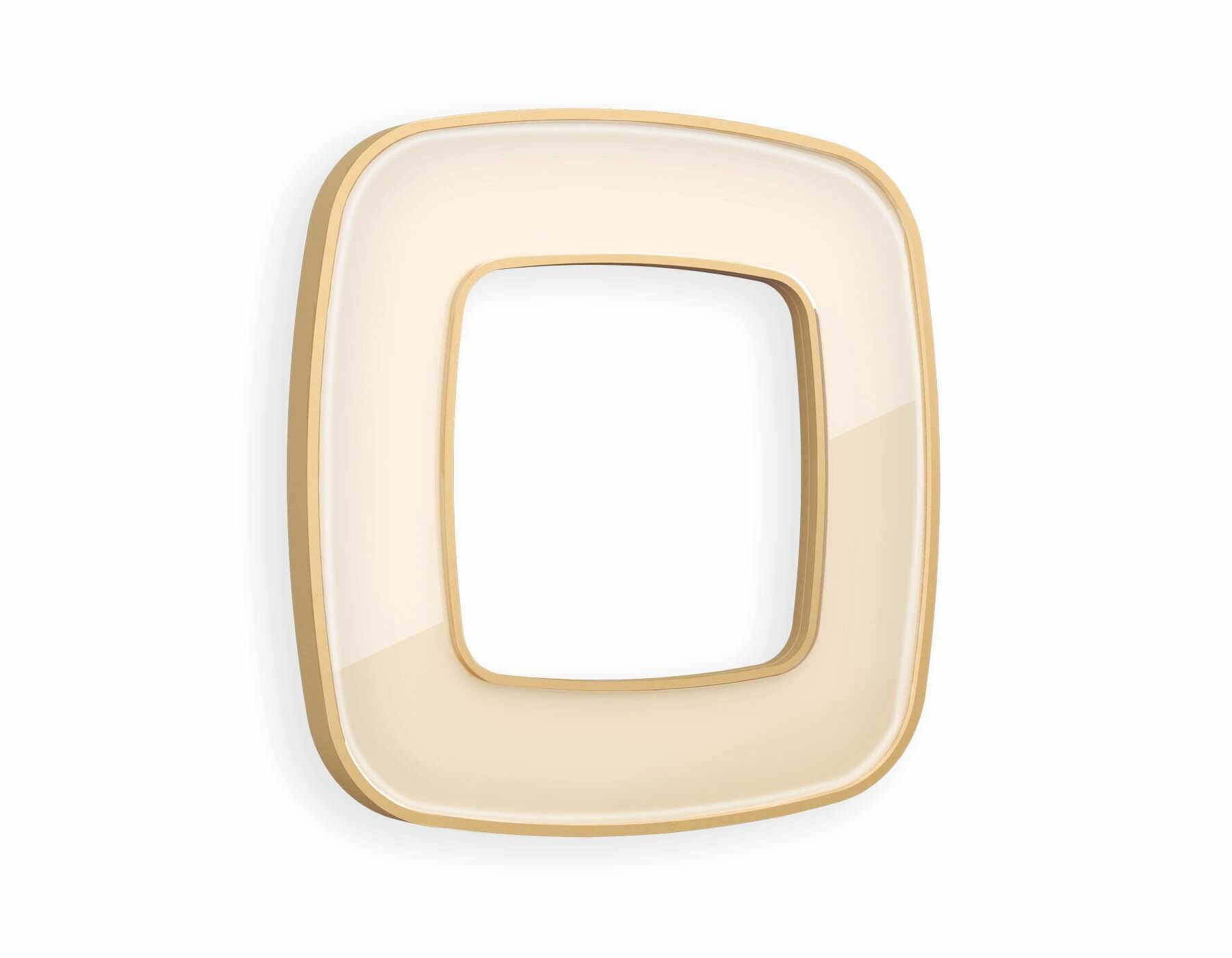 Рамка Ambrella Volt OBEGA Coint (Бежевый Стекло органическое/Шампань) 1-ая OF640341