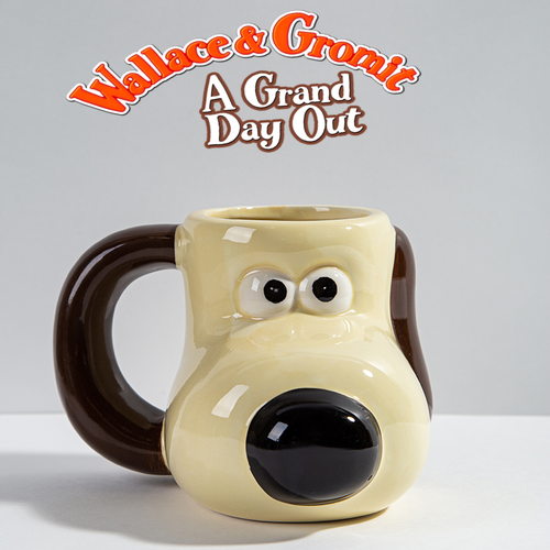 Кружка Wallace and Gromit керамическая большая, чашка 400 мл