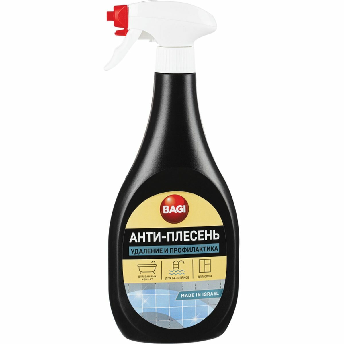 Средство для сантехники Bagi "Антиплесень", 500мл, 12шт.