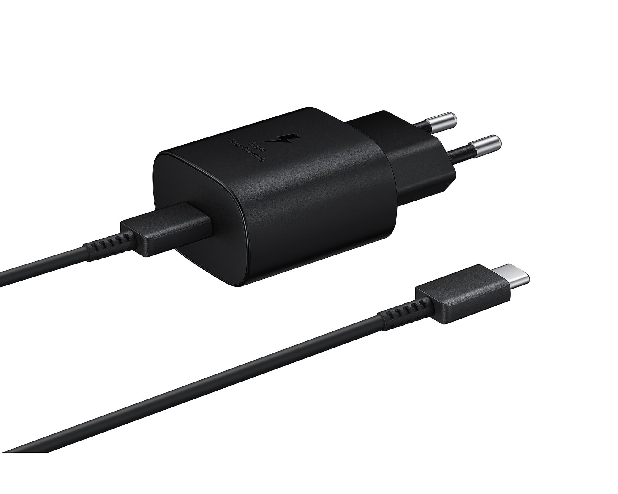 Сетевое зарядное устройство Samsung EP-TA2510, 25 Вт, USB-C, без кабеля, черный