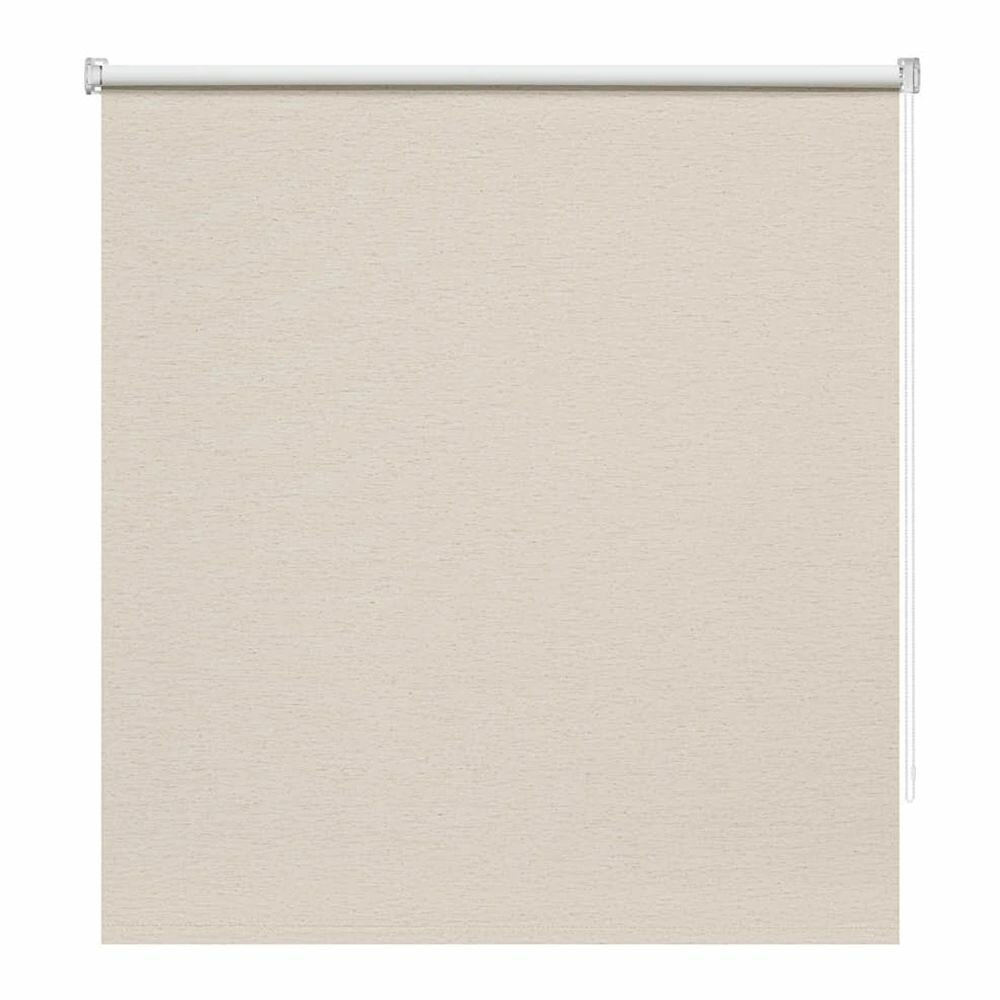 Рулонная штора светонепроницаемая Натур 140х175 см бежевая