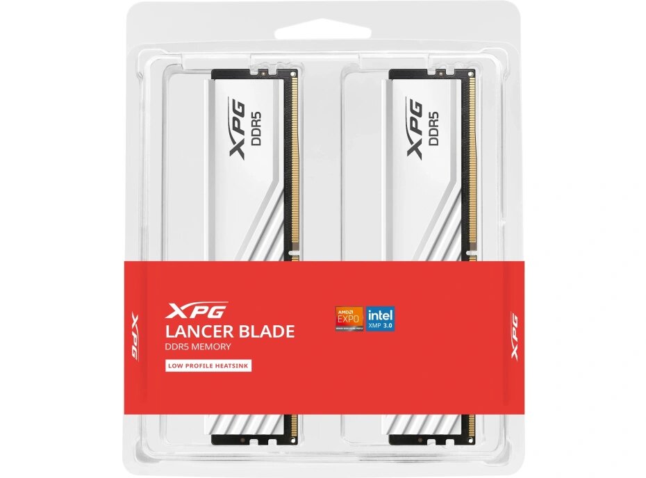 Оперативная память A-Data XPG Lancer DDR5 - 2x 16GB, 6000 МГц, DIMM, CL30, RTL (ax5u6000c3016g-dtlabwh) — фото 1