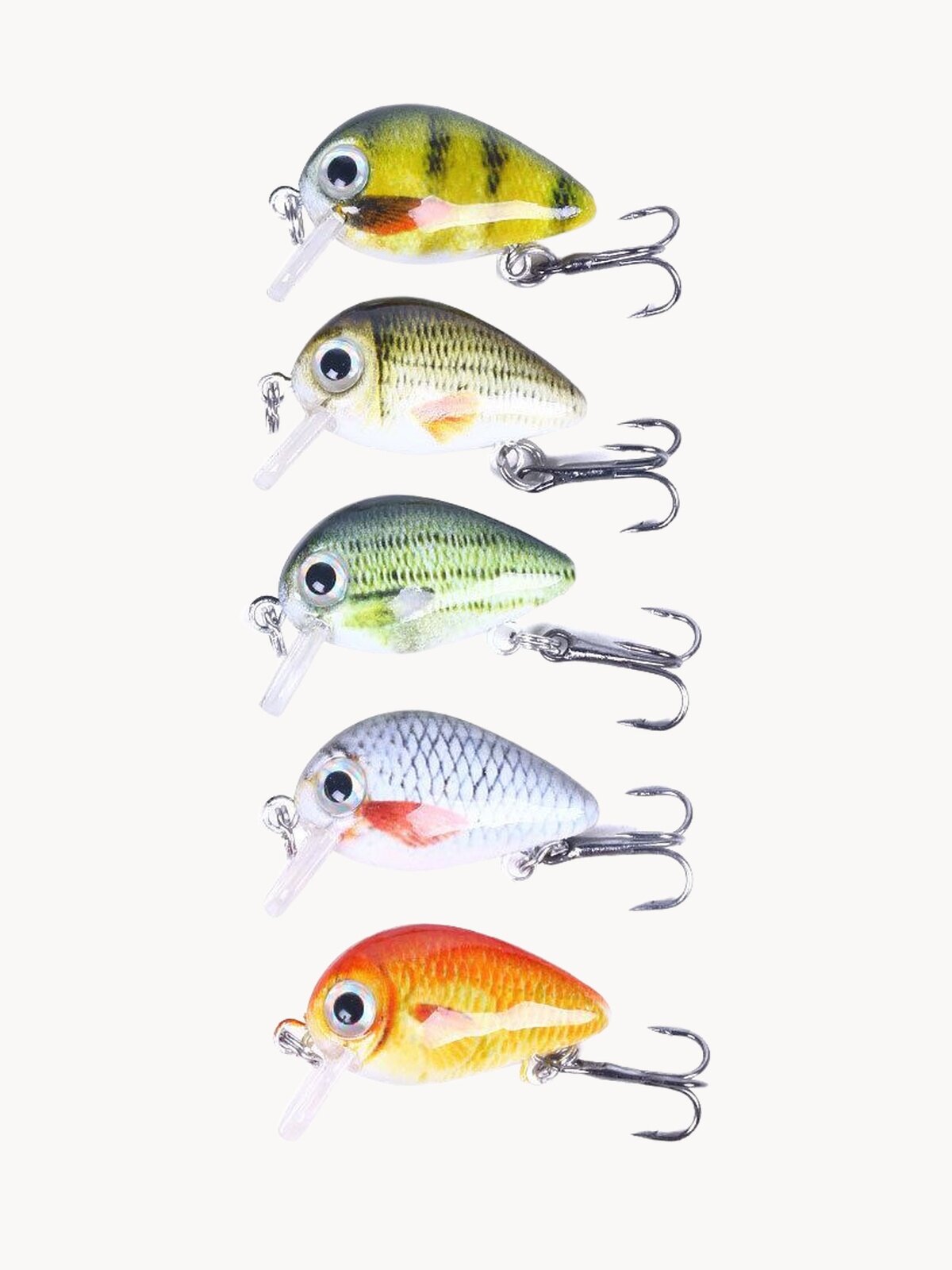 Набор микро воблеров крэнк рыболовные приманки для спиннинга, окуня, голавля, жереха, форели, мини кренки для рыбалки