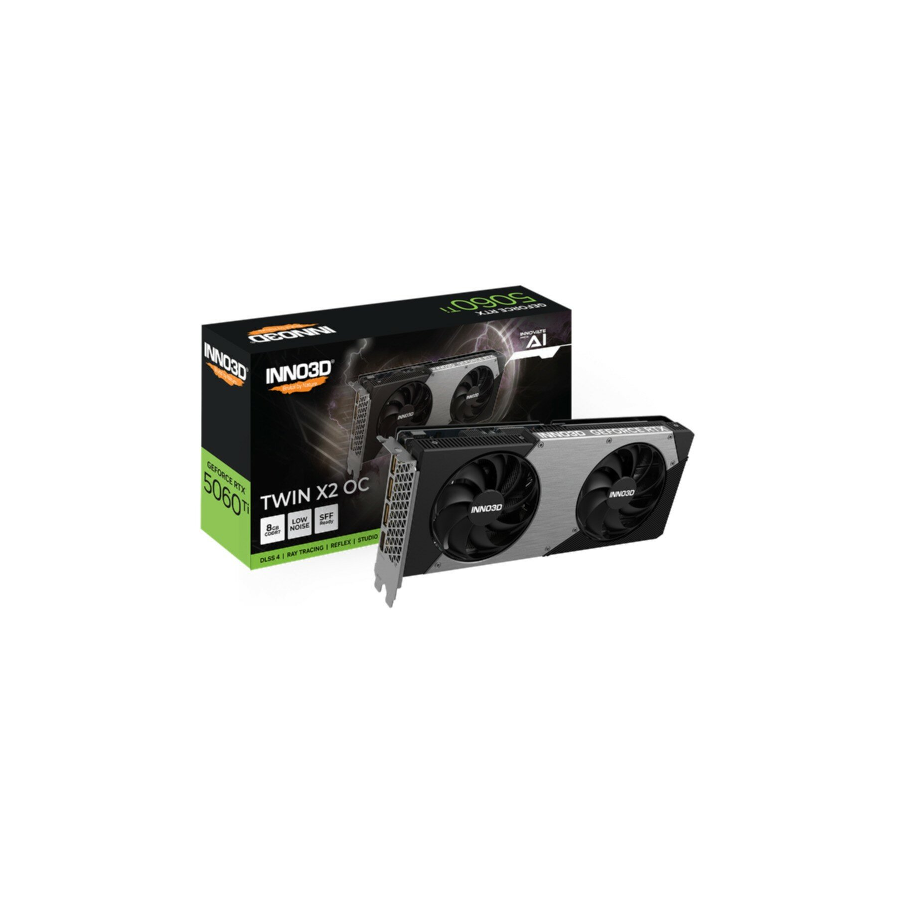 Inno3D - 8GB GeForce RTX5060Ti TWIN X2 GDDR7 128bit (N506T2-08D7-191075N)