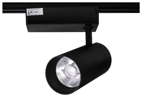 Трековый светильник SWG TL28-BL-30-WW, 30 Вт, черный матовый