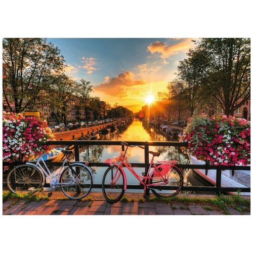 фото Пазл ravensburger 1000 деталей: велосипеды в амстердаме
