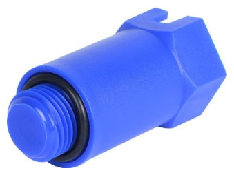 Заглушка Stout SFA-0035-100012 1/2 с наружной резьбой, синяя