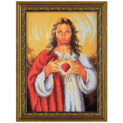 фото Набор для вышивания бисером "иисус христос", арт. в-193 радуга бисера
