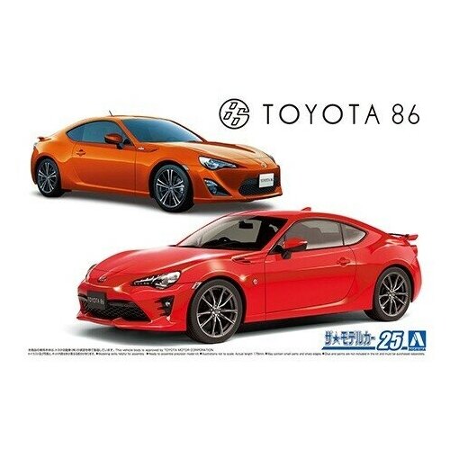 Сборная модель AOSHIMA Toyota 86 ZN6 '16, 1/24