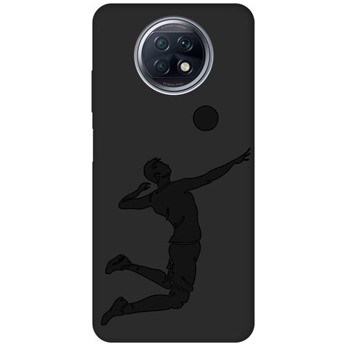 Матовый чехол Volleyball для Xiaomi Redmi Note 9T / Сяоми Редми Ноут 9Т с эффектом блика черный матовый чехол bull shit для xiaomi redmi note 9t сяоми редми ноут 9т с 3d эффектом желтый