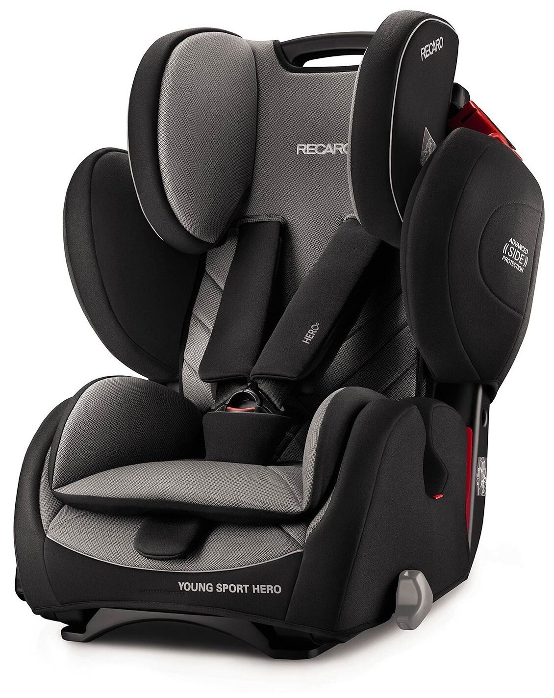 Автокресло группа 1/2/3 (9-36 кг) Recaro Young Sport Hero, Carbon Black