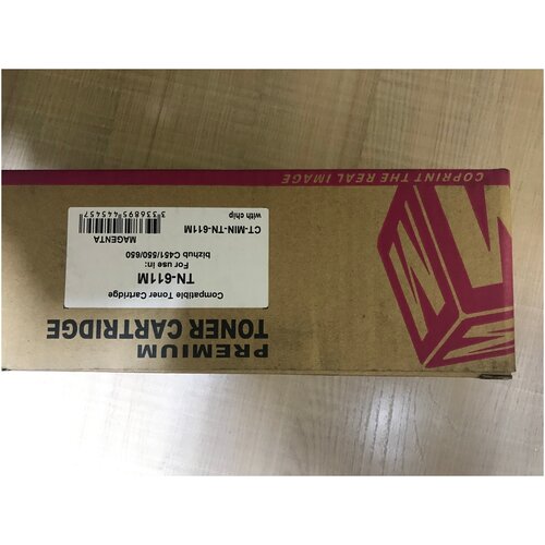 Тонер-картридж совместимый для Konica-Minolta bizhub C451/C550/C650 magenta TN-611M (туба 390г) JPN