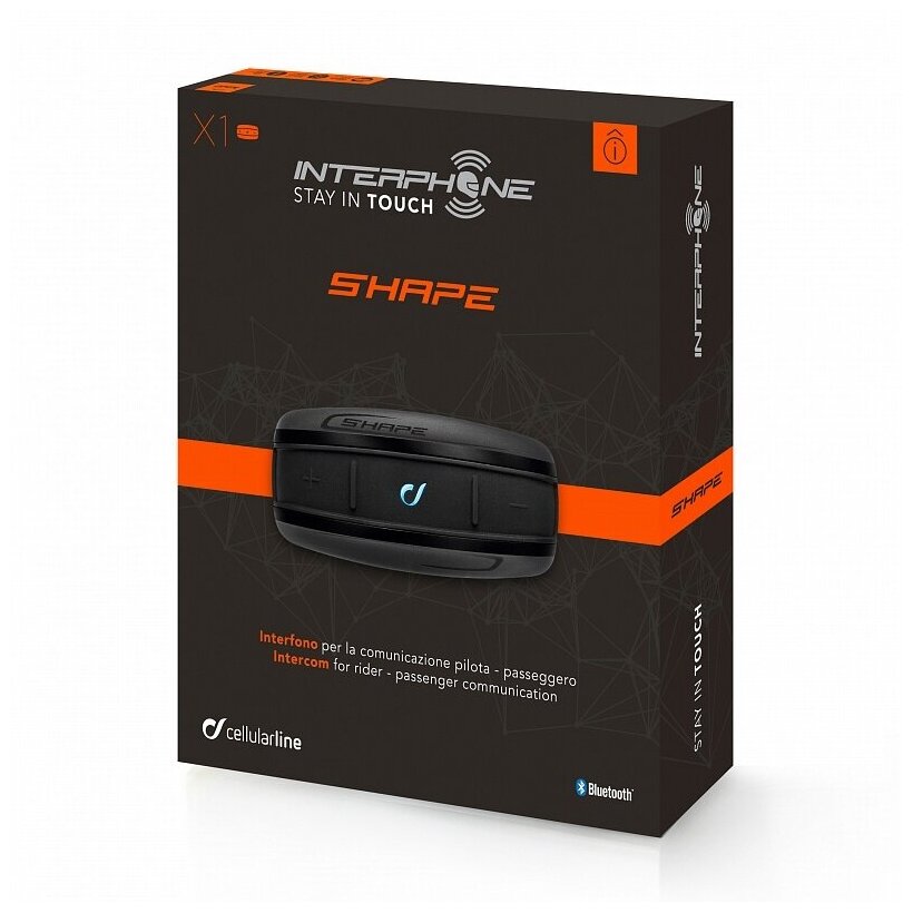 Мото - bluetooth гарнитура - Interphone SHAPE Twin Pack - (комплект из 2 )