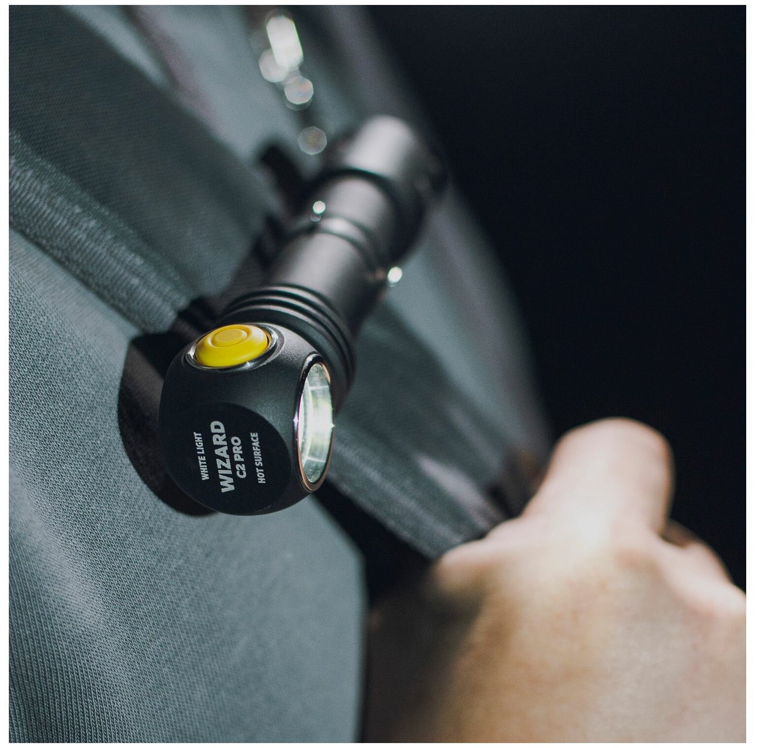 Универсальный фонарь ARMYTEK Wizard C2 Pro Magnet USB, черный / желтый [f08701c] - фото №17