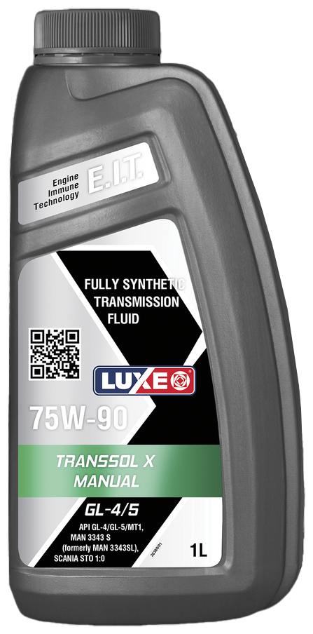 Масло трансмиссионное LUXE TRANSSOL X MANUAL GL-4/5 75W-90