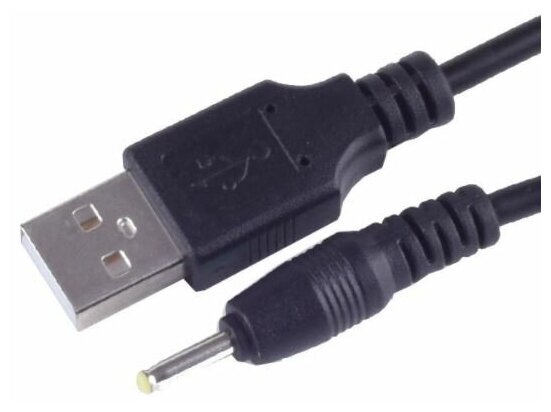 Кабель питания USB - DC 2.5 х 0.7 мм 1 метр 2 ампера