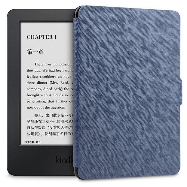 Чехол-обложка MyPads для электронной книги Amazon Kindle Paperwhite 1/ 2/ 3 (2012/ 2013/ 2015) пластиковый основе синий