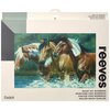 Набор Рисуем по номерам рисунок- лошади, акриловые краски, Reeves RVPBNACL14 - изображение